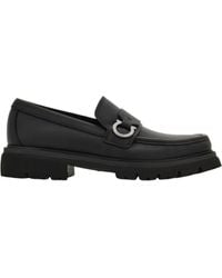 Ferragamo - Ferragamo Gancini Ornament Loafers - Lyst
