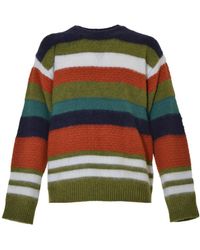 DSquared² - Striped Crew-Neck Jumper - Lyst
