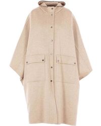 Brunello Cucinelli - Button-Up Long-Sleeved Coat - Lyst