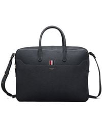 Thom Browne - Pebble Grain-Leather Business Bag - Lyst