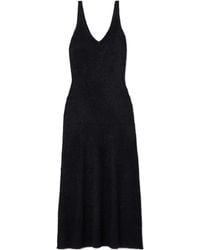 Gabriela Hearst - V-Neck Mid-Length Dress - Lyst