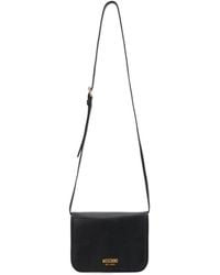 Moschino - Logo Flap Shoulder Bag - Lyst
