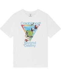 CASABLANCA - Tennis Club Beyond Destiny T-Shirt - Lyst