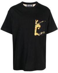 Versace Jeans Couture - Couture Baroque-Pattern Crewneck T-Shirt - Lyst