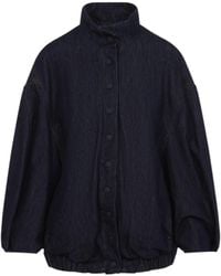 Dries Van Noten - Voles High Neck Denim Jacket - Lyst