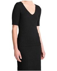 Vince - Short Sleeved V-Neck T-Shirt - Lyst