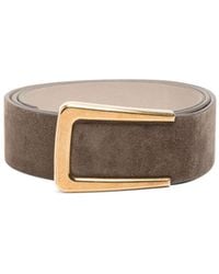 Brunello Cucinelli - Clip-On Buckle Suede Belt - Lyst