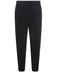 C.P. Company - Logo Plaque Trousers - Lyst