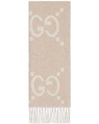 Gucci - Gg Cashmere Lamé Jacquard Scarf - Lyst