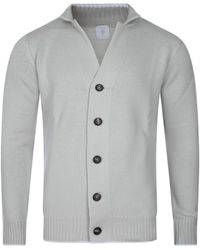 Eleventy - Shawl Collar Buttoned Cardigan - Lyst