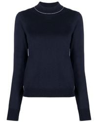Maison Margiela - Mock Neck Knitted Jumper - Lyst
