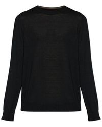 Paul Smith - Long Sleeved Crewneck Knitted Sweater - Lyst
