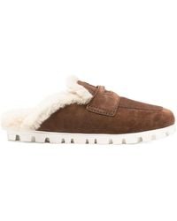 Miu Miu - Logo-Detailed Slippers - Lyst