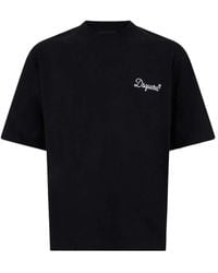 DSquared² - Logo Embroidered Crewneck T-Shirt - Lyst