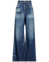 DIESEL - Dark Loose Jeans - Lyst