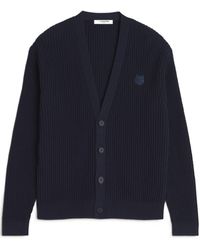 Maison Kitsuné - Long-Sleeved Cardigan - Lyst