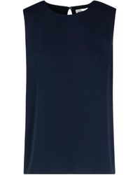 P.A.R.O.S.H. - Straight Hem Sleeveless Blouse - Lyst