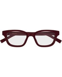 Gucci - Eyewear Square Frame Glasses - Lyst