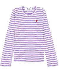 Comme des Garçons - Long-Sleeved Striped T-Shirt - Lyst