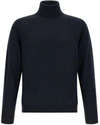 Zanone - Ribbed Turtleneck Knitted Sweater - Lyst
