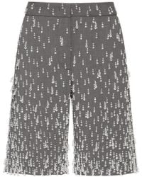 Valentino - Embellished Low-Rise Shorts - Lyst
