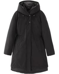 Woolrich - Weoka Logo-Patch Down-Padded Parka - Lyst
