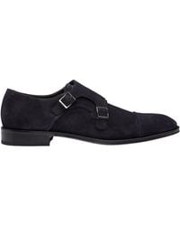 BOSS - Solid Color Loafers - Lyst