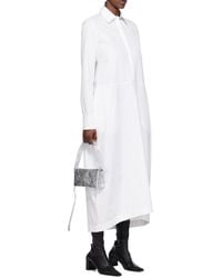 Jil Sander - Long-Sleeved Buttoned Mini Shirt Dress - Lyst