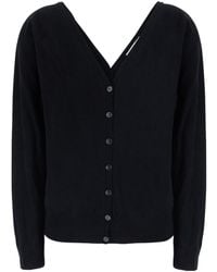 Lisa Yang - Long-Sleeve V-Neck Cardigan - Lyst