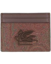Etro - Paisley Jacquard Card Holder - Lyst