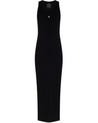 Givenchy - Logo Plaque Slip Dress - Lyst
