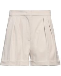 Max Mara - Taupe Shorts & Bermuda Shorts Virgin Wool, Elastane - Lyst