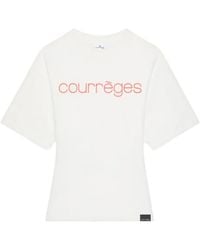 Courreges - Courrèges Waisted Printed T-Shirt - Lyst