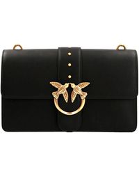 Pinko - Love One Classic Logo Plaque Crossbody Bag - Lyst
