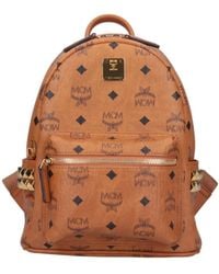 MCM - Stark Side Studs Zipped Backpack - Lyst