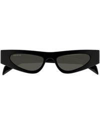 Gucci - Eyewear Cat-Eye Frame Sunglasses - Lyst