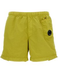 C.P. Company - Lens Detail Swim Shorts - Lyst