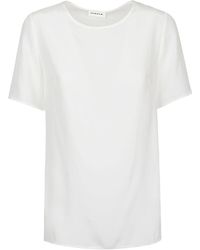 P.A.R.O.S.H. - Sofia Silk Blouse - Lyst