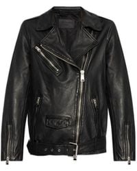AllSaints - Classic Biker Jacket - Lyst
