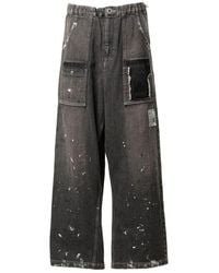 Maison Mihara Yasuhiro - Stripe Denim Bush Pants - Lyst
