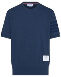 Thom Browne - Jersey-Bar T-Shirt - Lyst
