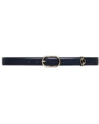 Gucci - Oval Buckle Logo Belt - Lyst