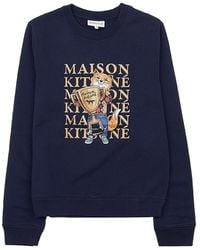 Maison Kitsuné - Long-Sleeved Sweater - Lyst