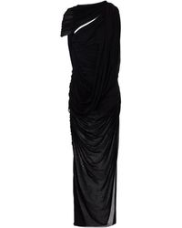 Mugler - Draped Back Knit Dress - Lyst