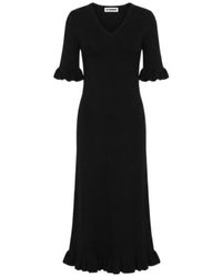 Jil Sander - Ribbed Midi Dress - Lyst