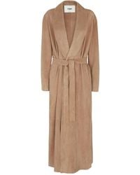 Fendi - Leather Coat - Lyst
