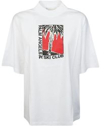 Palm Angels - Pattern Printed T-Shirt - Lyst