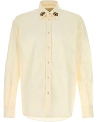 Valentino - Embroidered Button-Up Shirt - Lyst
