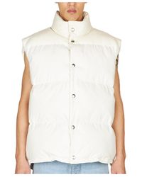 Bottega Veneta - Buttoned Padded Gilet - Lyst