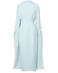 ROKSANDA - Nour Draped Crêpe Midi Dress - Lyst